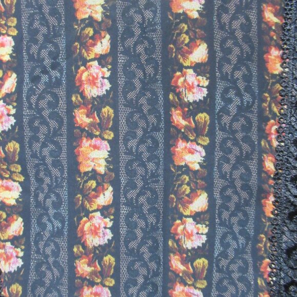 Ruffled Sleeveless Rose Maxi Dress - Picture 5 of 12